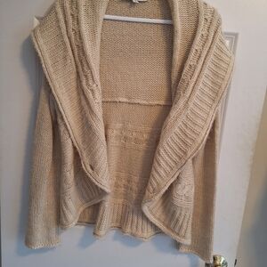 Annabella Cream Knit Women's Cardigan